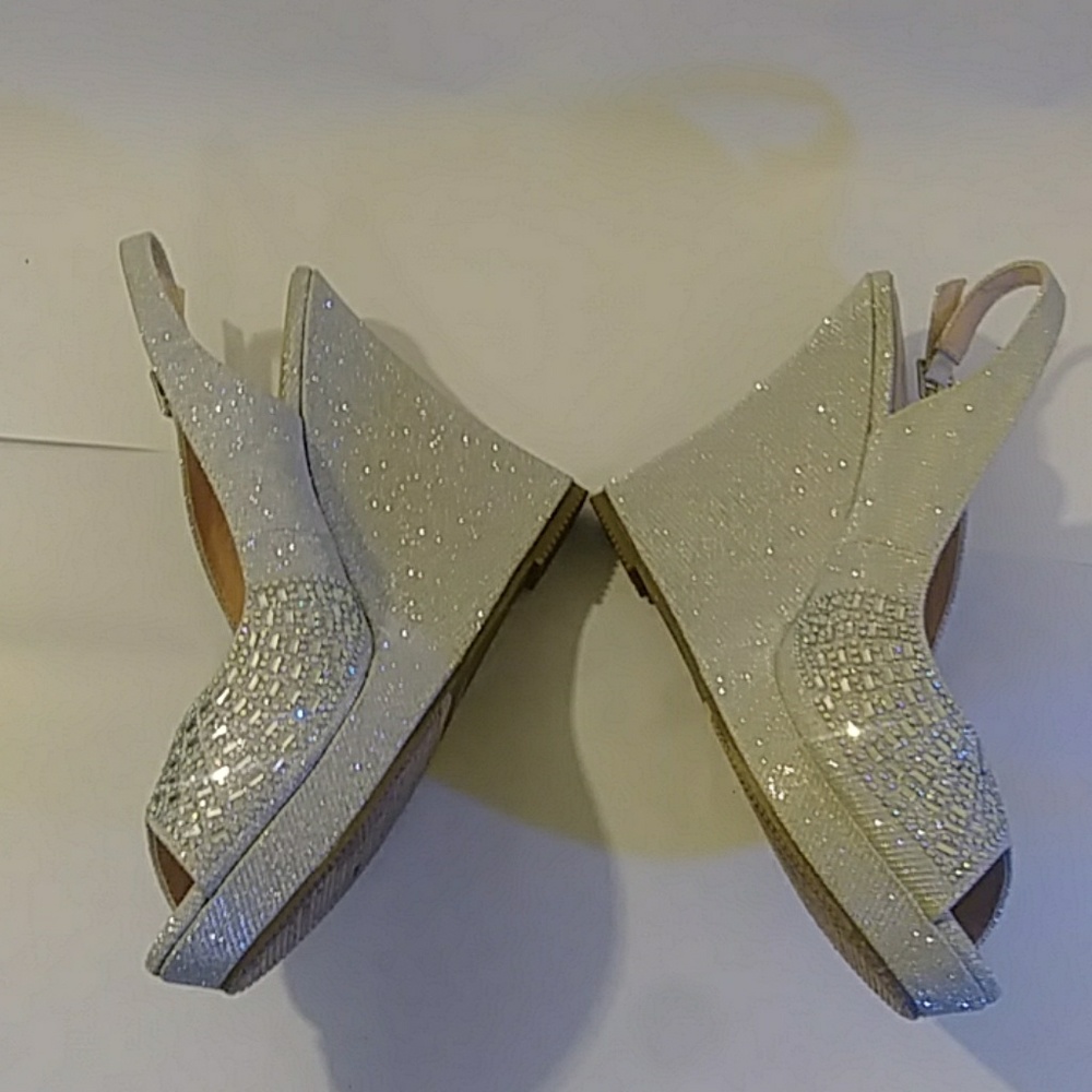 L lorraine amber. Silver sz 8.5